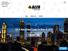 Tablet Screenshot of buckheaddrivingschool.com